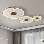 Leaf-Shaped Wooden LED Ceiling Light