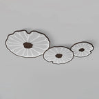 Leaf-Shaped Wooden LED Ceiling Light