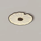 Leaf-Shaped Wooden LED Ceiling Light
