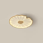 Solara Plafonnier Feuille de Lotus avec Finition Bois - Neutralighting