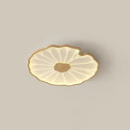 Leaf-Shaped Wooden LED Ceiling Light