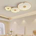 Leaf-Shaped Wooden LED Ceiling Light
