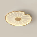 Leaf-Shaped Wooden LED Ceiling Light