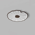 Leaf-Shaped Wooden LED Ceiling Light