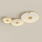 Solara Plafonnier Feuille de Lotus avec Finition Bois - Neutralighting