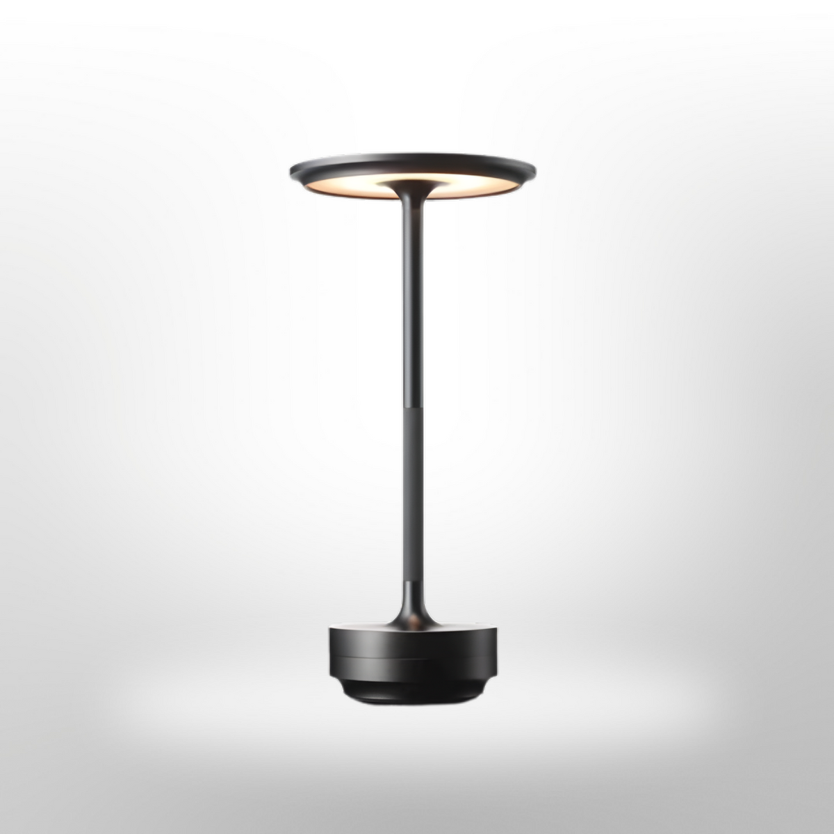 Wireless Table Lamp Metal | Dimmable Touch Control | Cordless Rechargeable LED Light for Modern Home and Office Use