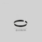 Circular LED Metal Pendant Light