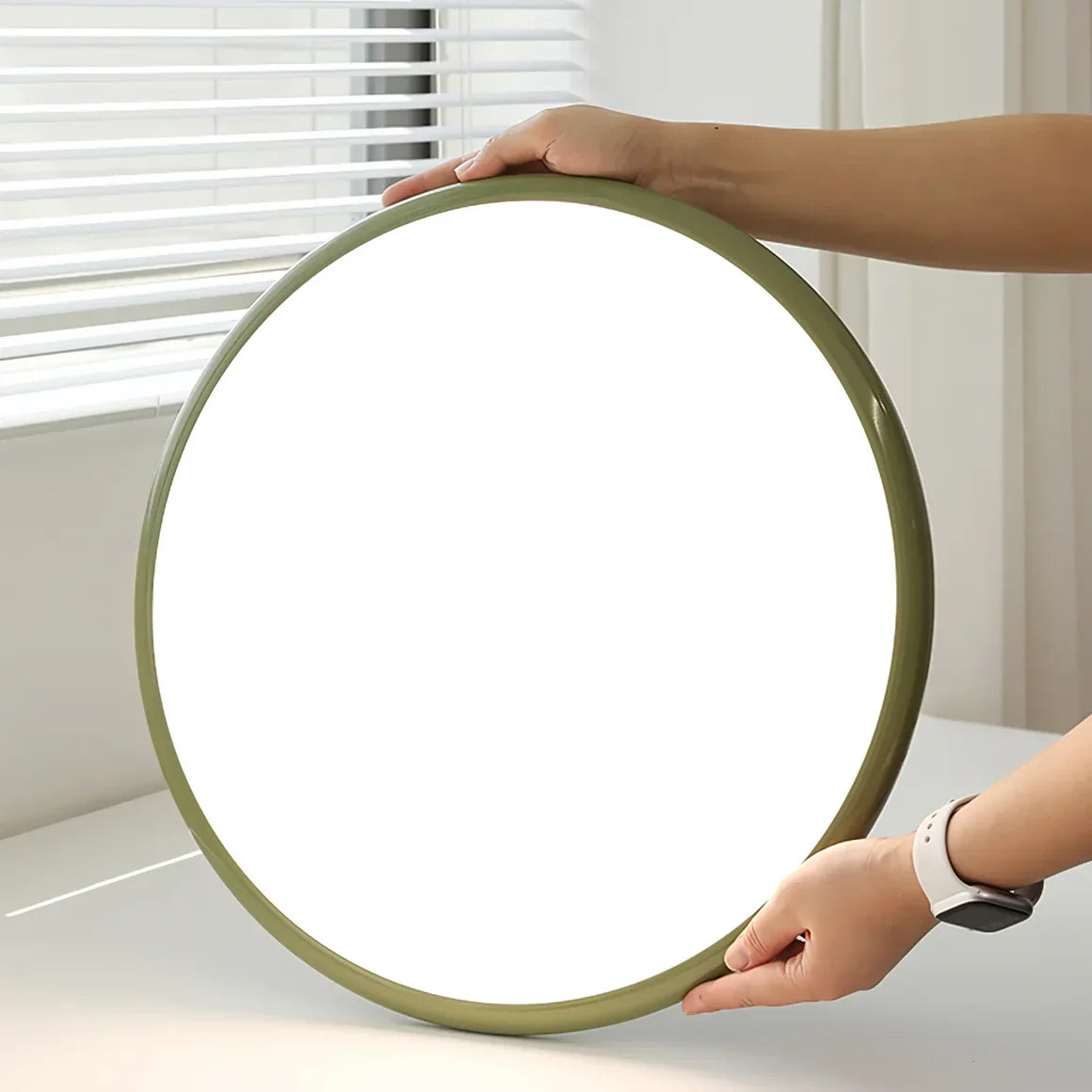 Scandinavian Round Metal Ceiling Light