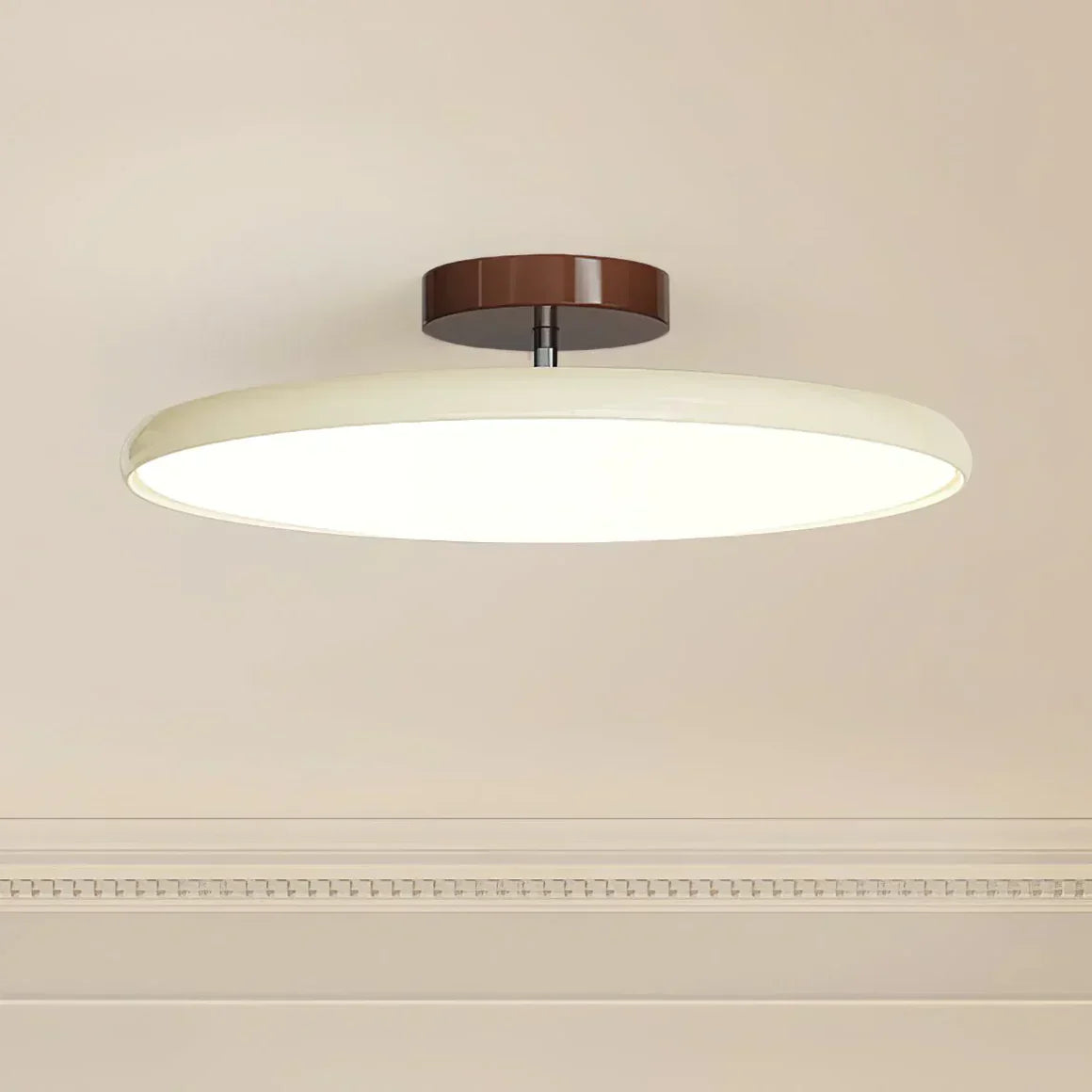 Scandinavian Round Metal Ceiling Light