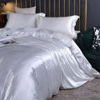 Silky Smooth Duvet Cover Set Cooling Satin Bedding Collection