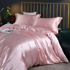 Silky Smooth Duvet Cover Set Cooling Satin Bedding Collection