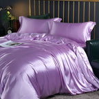 Silky Smooth Duvet Cover Set Cooling Satin Bedding Collection