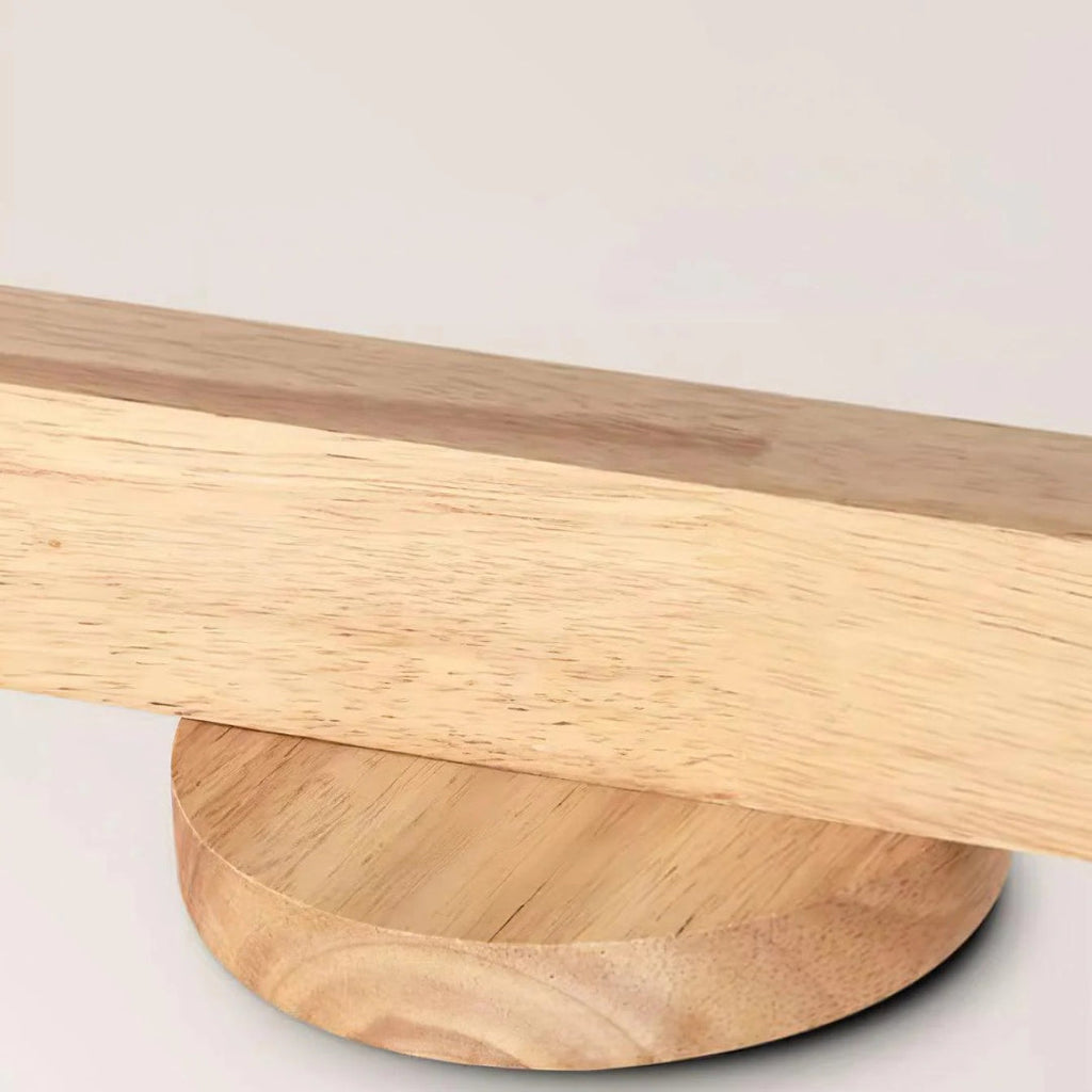 Wooden Adjustable Track Ceiling Light