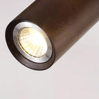 Wooden Adjustable Track Ceiling Light