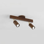 Wooden Adjustable Track Ceiling Light