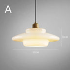 Glass Pendant Light | Nordic Minimalist Style | Soft Ambient Glow for Kitchen Island and Dining Room Modern Interiors