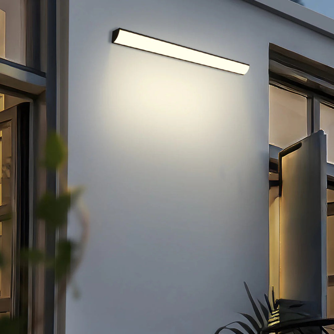 Modern Linear Outdoor Wall Light