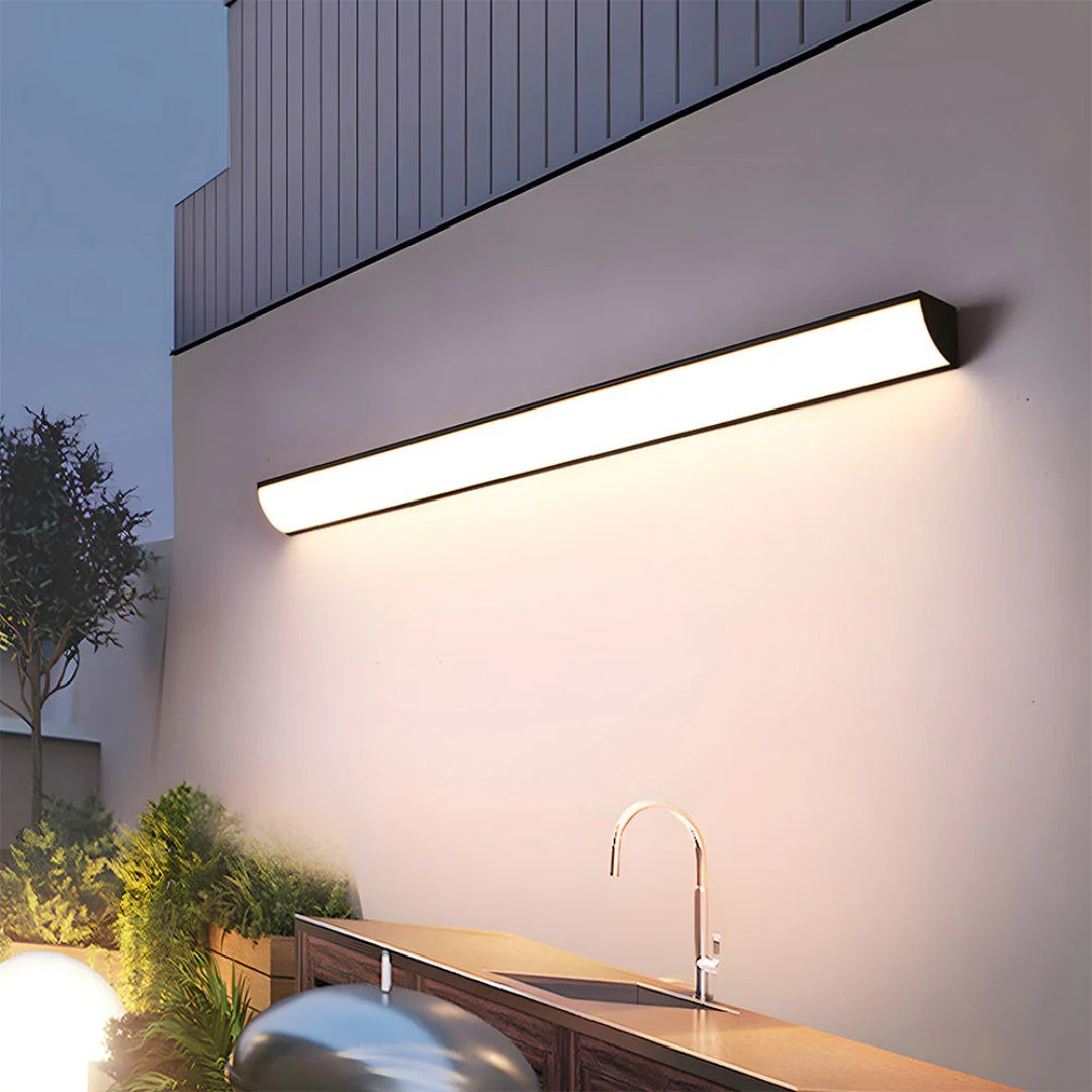Modern Linear Outdoor Wall Light
