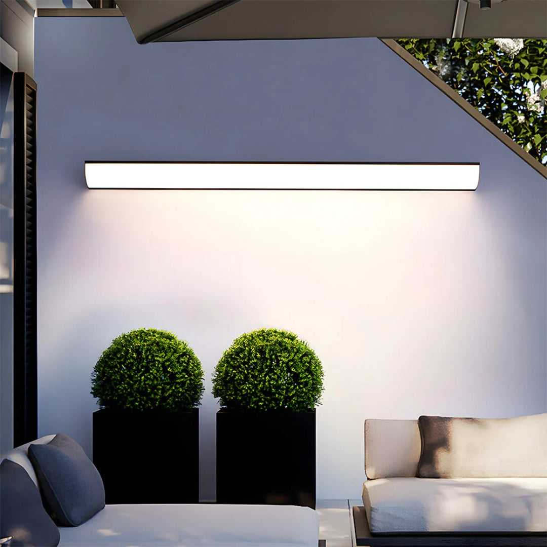 Modern Linear Outdoor Wall Light