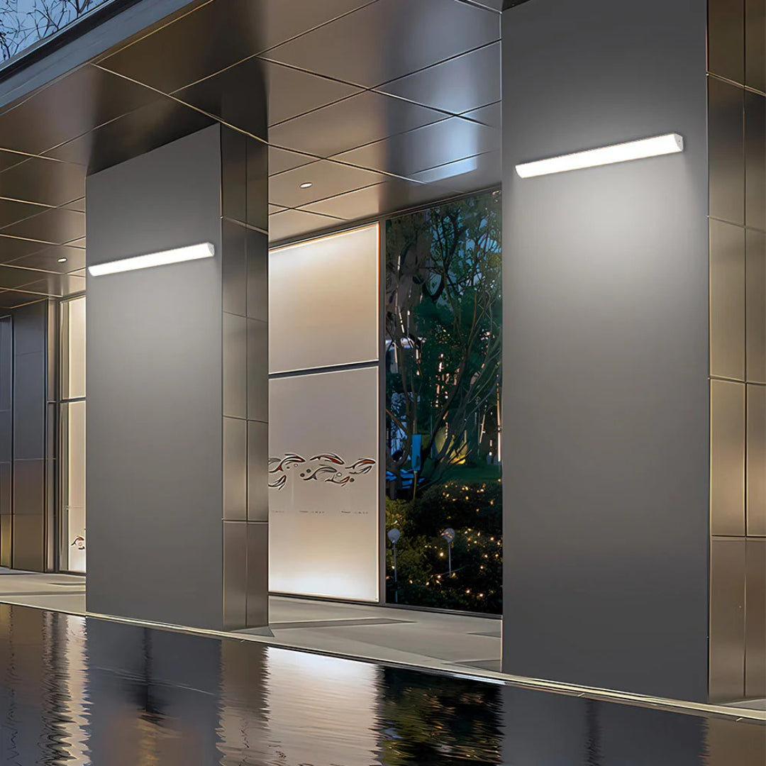 Modern Linear Outdoor Wall Light