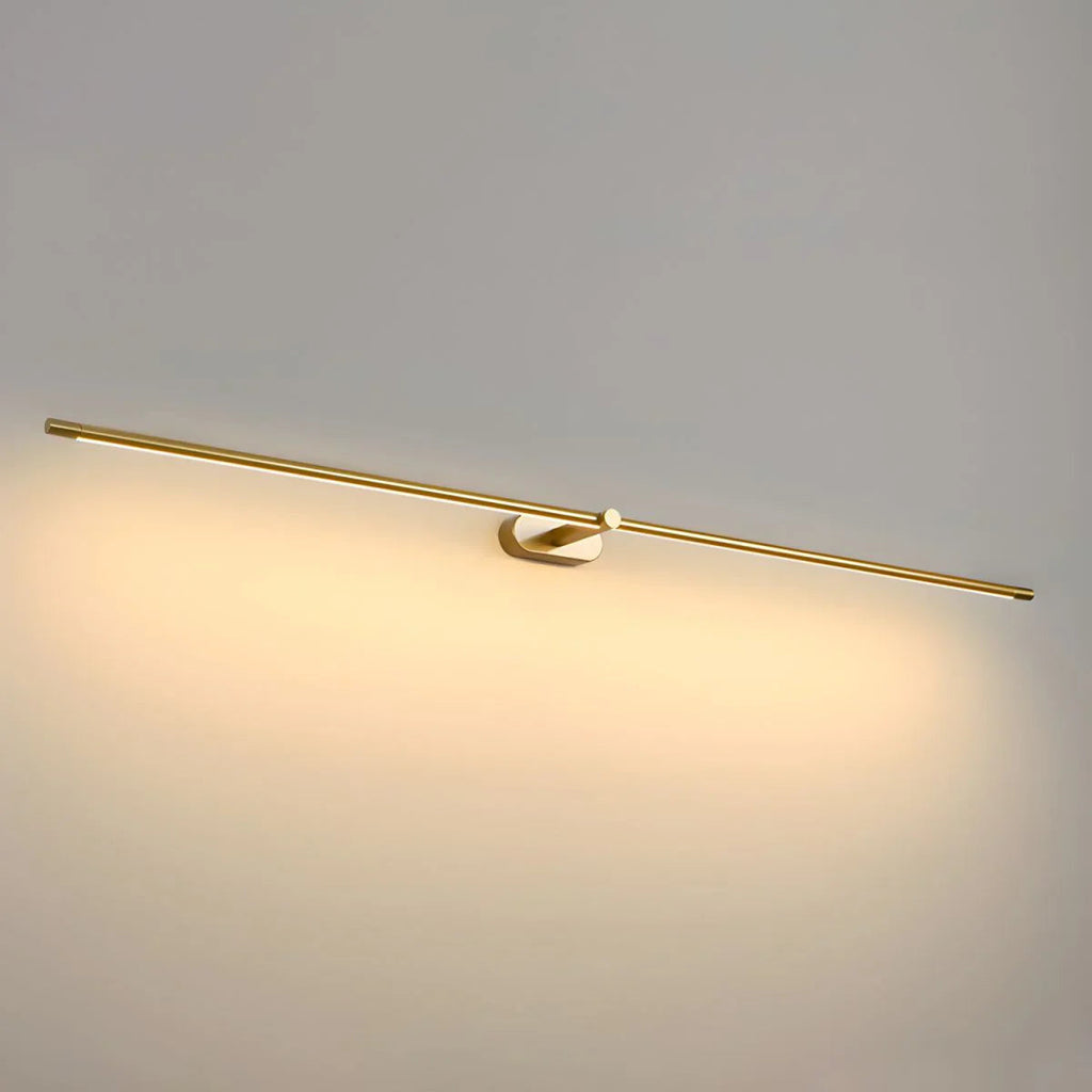 Ivox Applique Murale Linéaire Minimaliste Or & Noir - Neutralighting