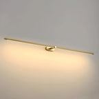 Ivox Applique Murale Linéaire Minimaliste Or & Noir - Neutralighting