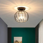 Vintage Crystal Ceiling Light