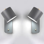 Wall Sconce Marble | Adjustable LED Lighting | Oval Modern Style for Soft Ambient Indoor Glow and Interior Wall Decor