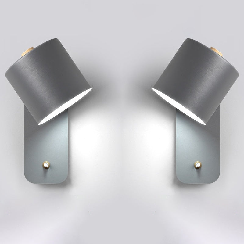 Wall Sconce Marble | Adjustable LED Lighting | Oval Modern Style for Soft Ambient Indoor Glow and Interior Wall Decor