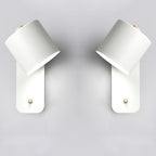 Wall Sconce Marble | Adjustable LED Lighting | Oval Modern Style for Soft Ambient Indoor Glow and Interior Wall Decor