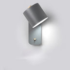 Wall Sconce Marble | Adjustable LED Lighting | Oval Modern Style for Soft Ambient Indoor Glow and Interior Wall Decor