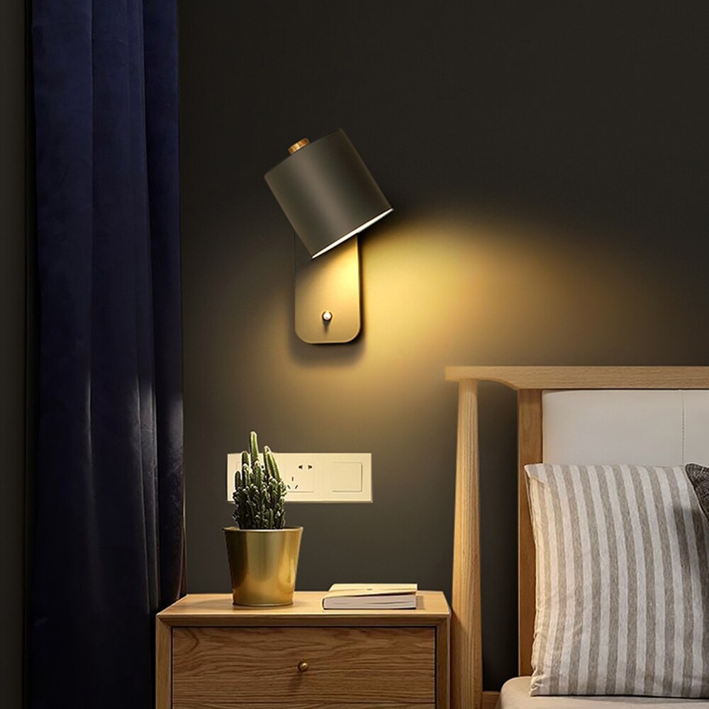 Wall Sconce Marble | Adjustable LED Lighting | Oval Modern Style for Soft Ambient Indoor Glow and Interior Wall Decor