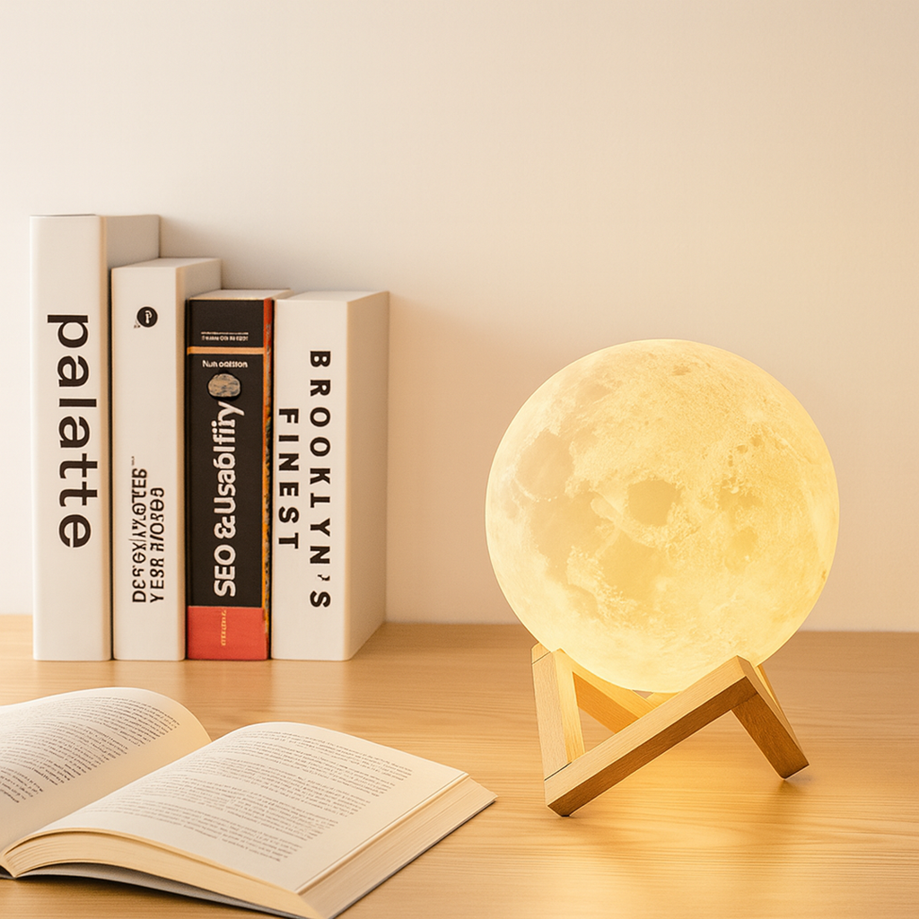 Decorative Moon LED Table Lamp