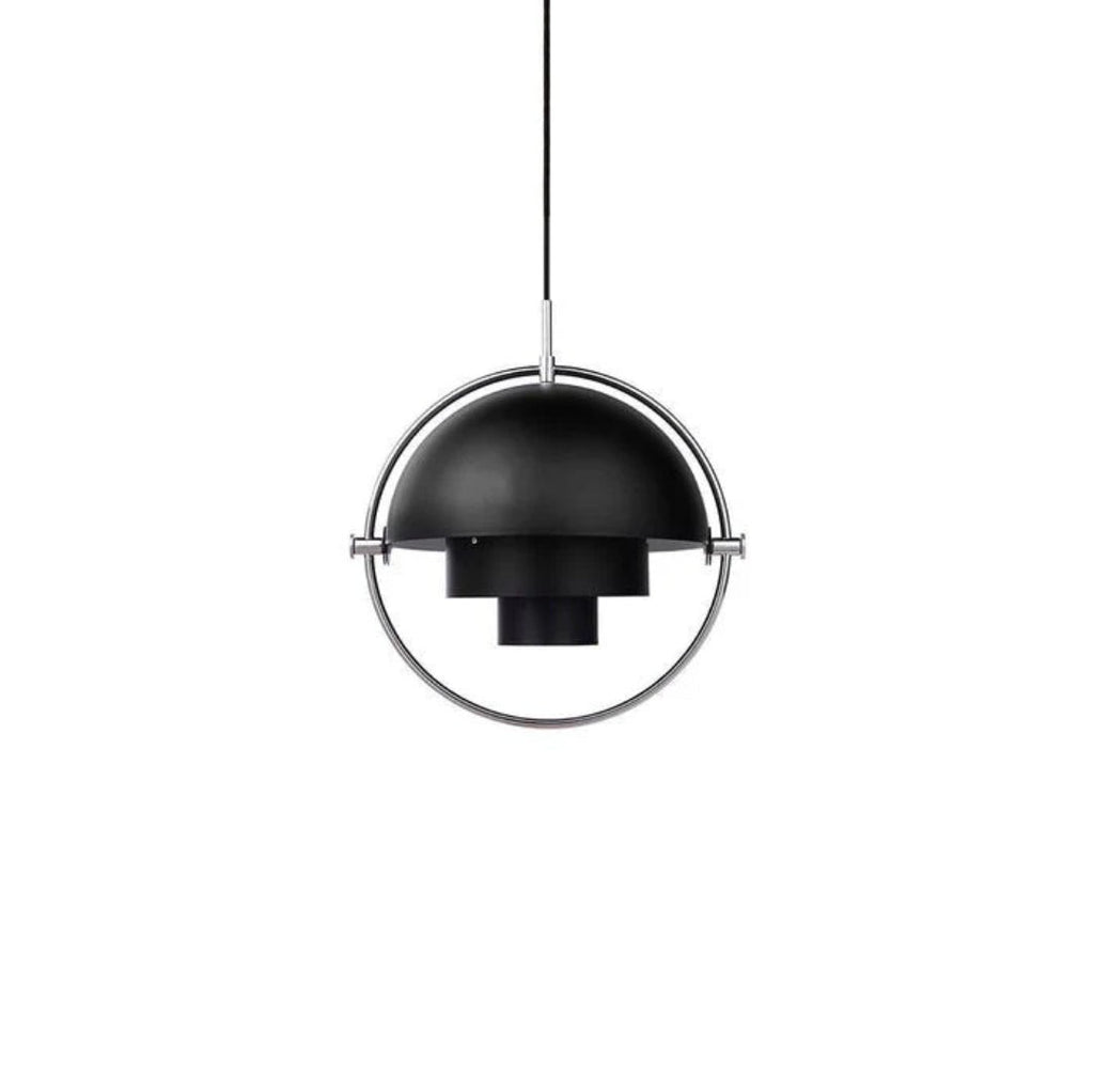 Danish Brass Dome Pendant Light