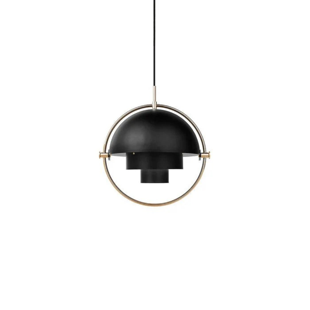 Danish Brass Dome Pendant Light