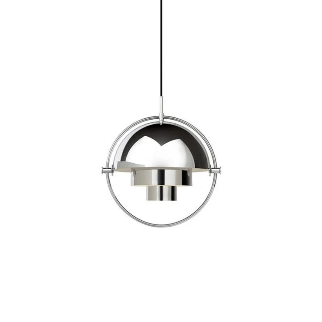 Danish Brass Dome Pendant Light