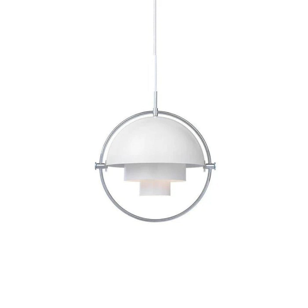 Danish Brass Dome Pendant Light