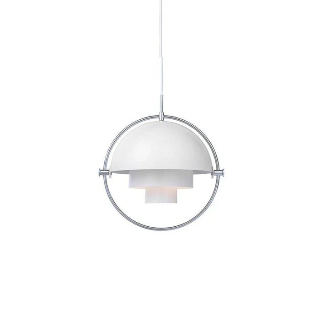 Danish Brass Dome Pendant Light