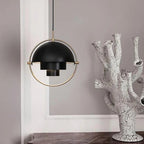 Danish Brass Dome Pendant Light