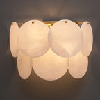 Alabaster Wall Lamp Hand-Cut Spanish Stone | G9 or Integrated LED | Unique Natural Grain Interior Sconce Lighting