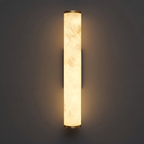 Alabaster Wall Lamp Hand-Cut Spanish Stone | G9 or Integrated LED | Unique Natural Grain Interior Sconce Lighting