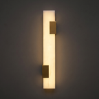 Alabaster Wall Lamp Hand-Cut Spanish Stone | G9 or Integrated LED | Unique Natural Grain Interior Sconce Lighting