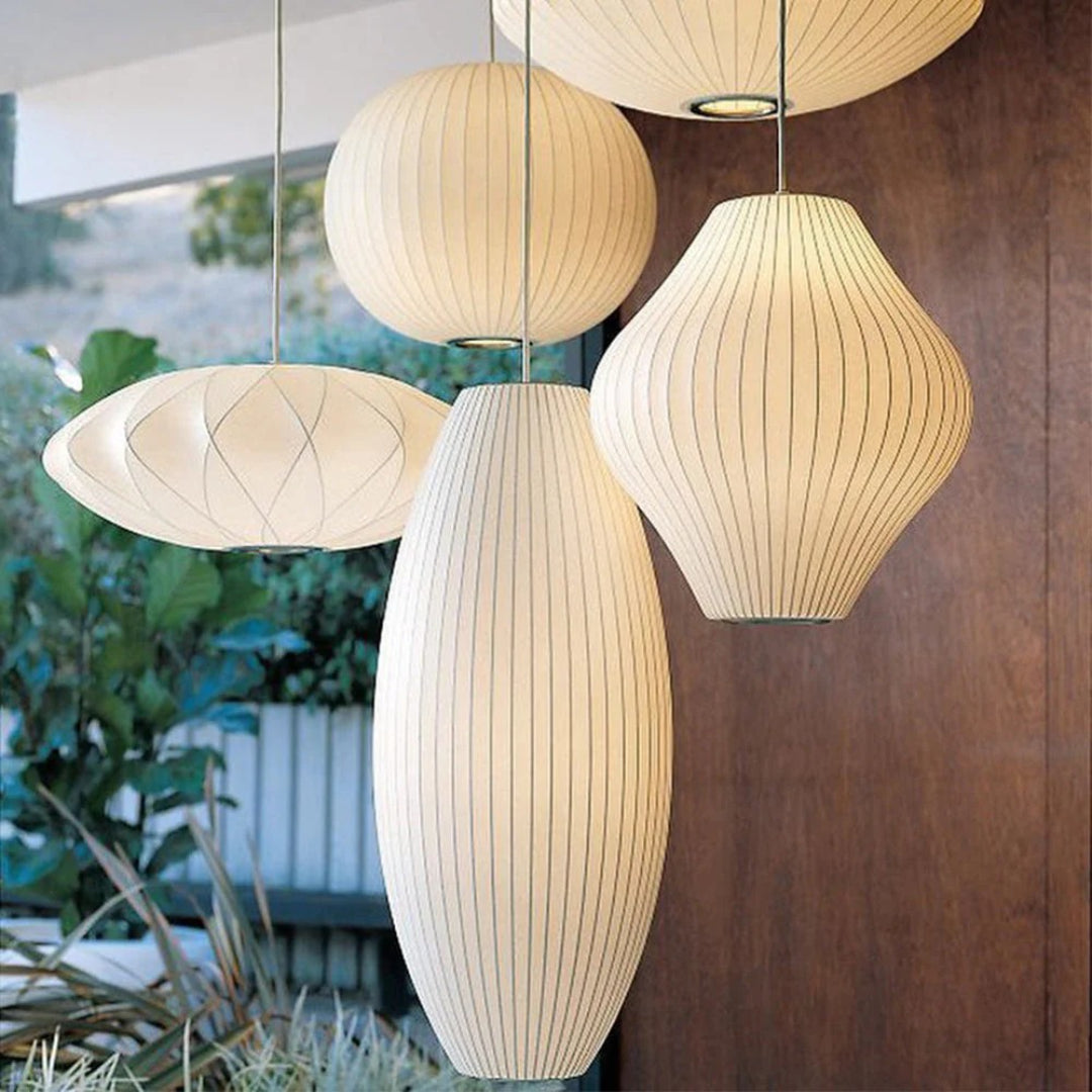 Japandi Paper Pendant Light