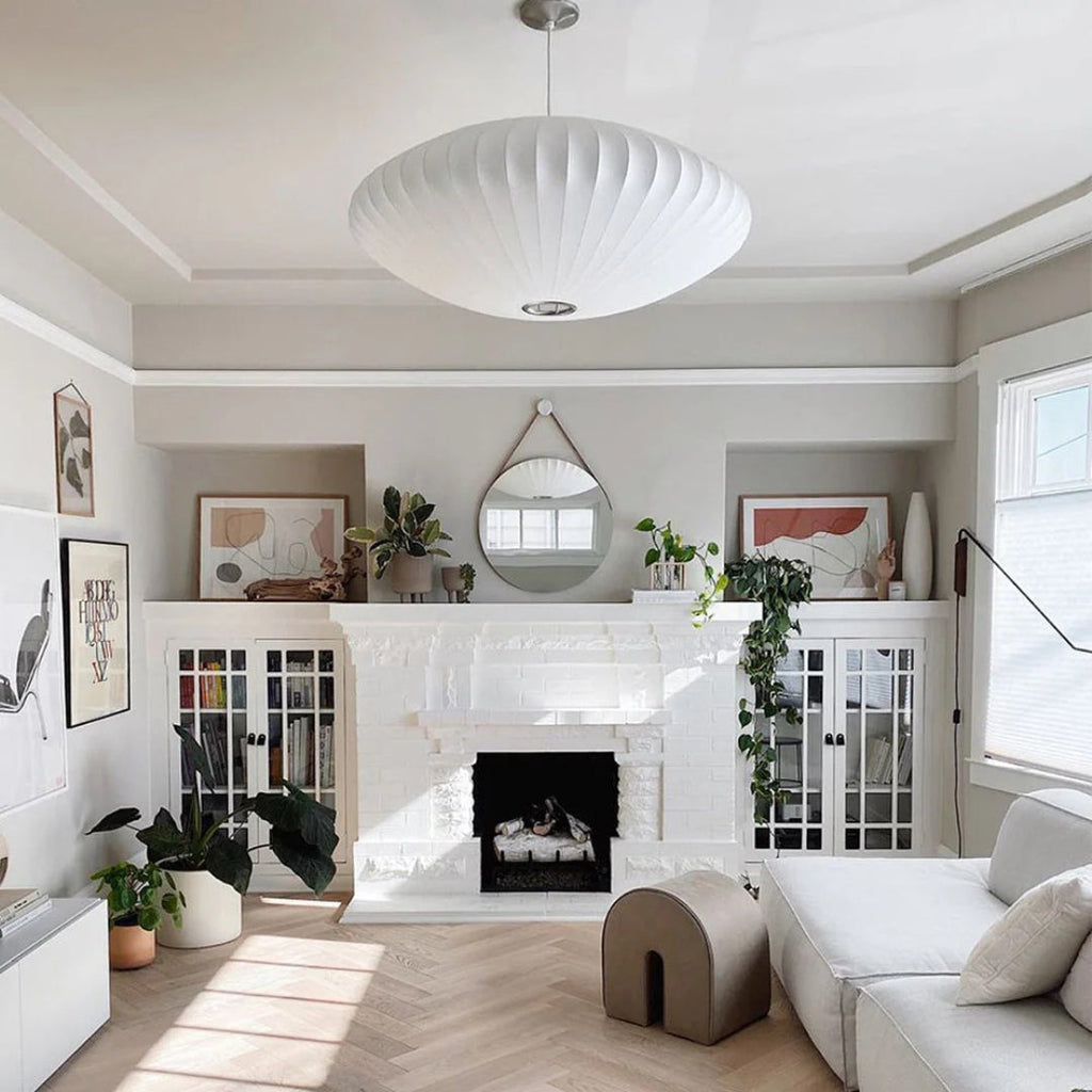 Japandi Paper Pendant Light