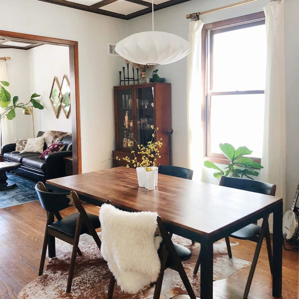 Japandi Paper Pendant Light