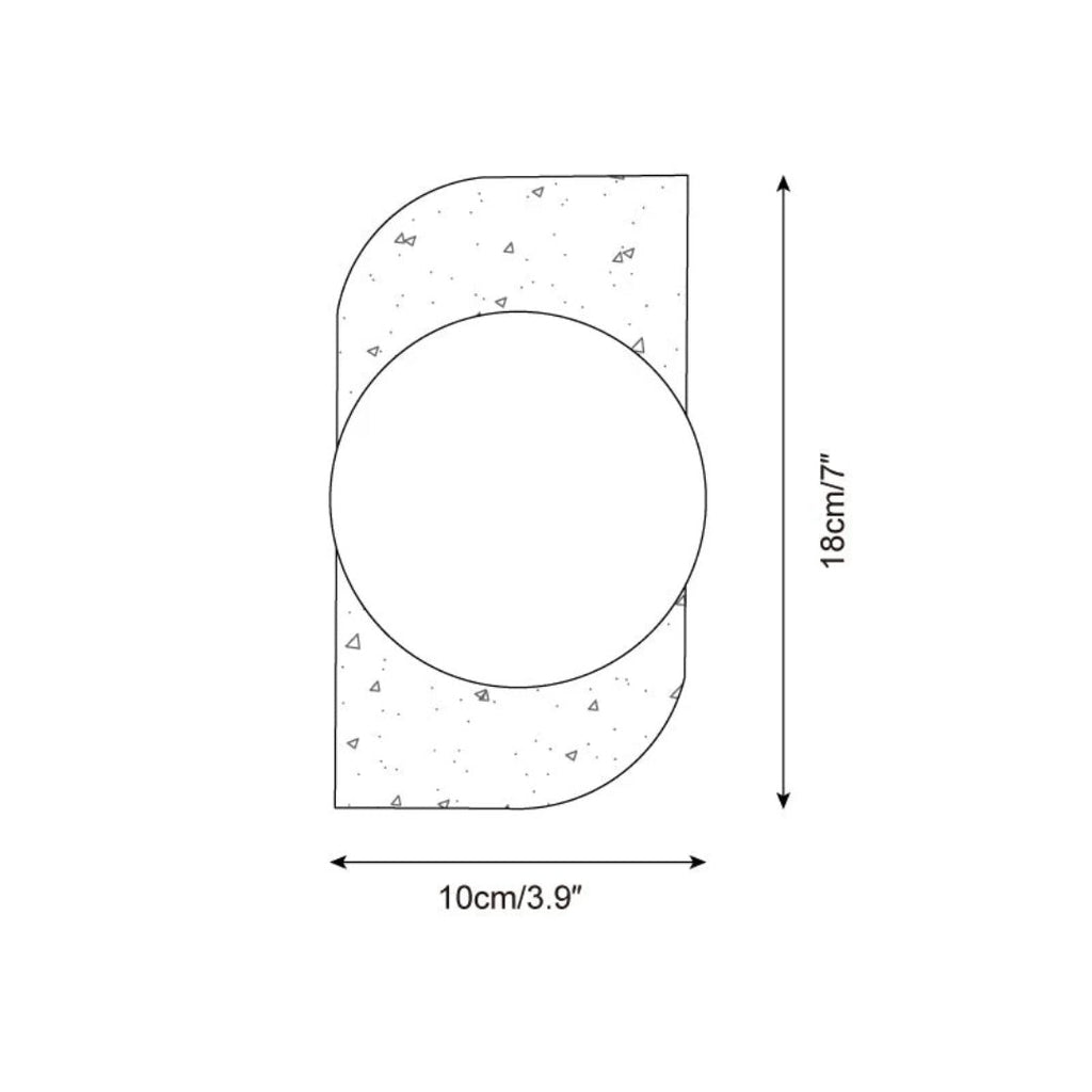 Round Stone Wall Light