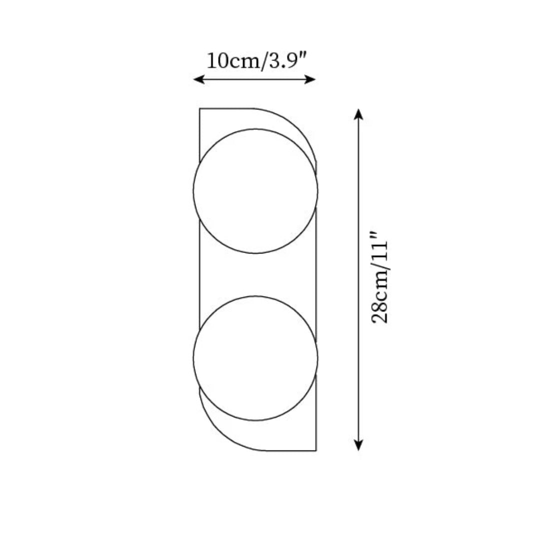 Round Stone Wall Light