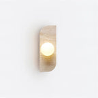 Round Stone Wall Light