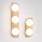 Round Stone Wall Light