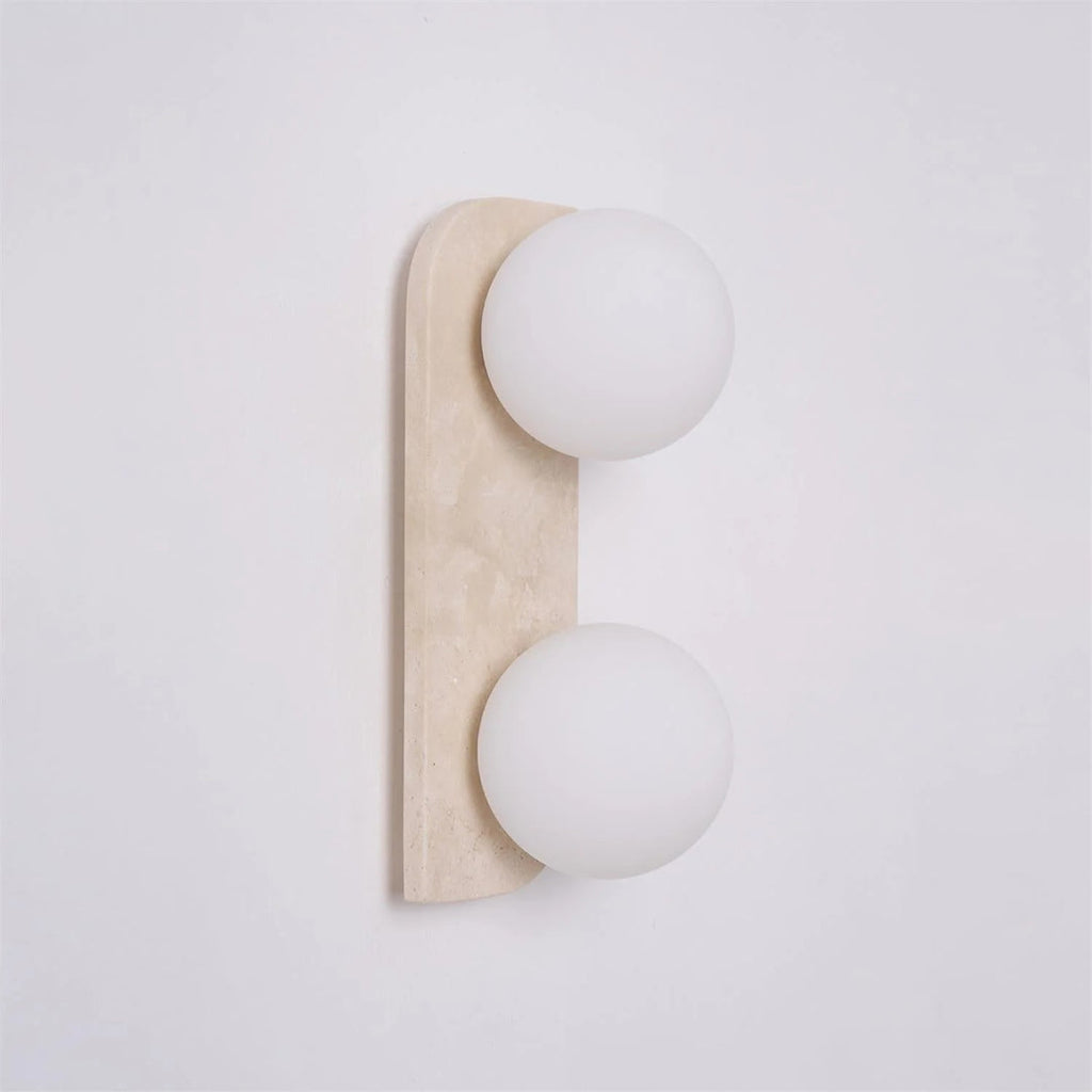 Round Stone Wall Light